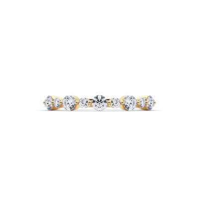 Lab Grown Diamond Shared-Prong Anniversary Band in 14K Yellow Gold (1/2 ct. tw.)