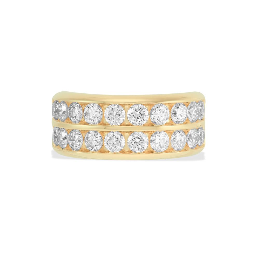 Men's Lab Grown Diamond Band in 10K Yellow Gold (3 ct. tw.) – Image 1 of 4