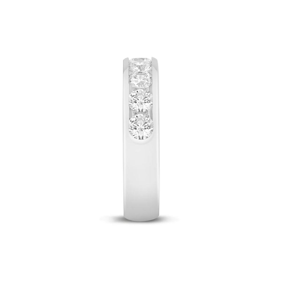 Lab Grown Diamond Channel-Set Band in 14K White Gold (1 1/2 ct. tw.) – Image 3 of 3
