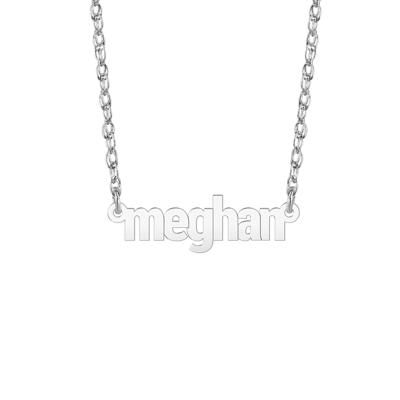 Personalized Lowercase Print Name Necklace