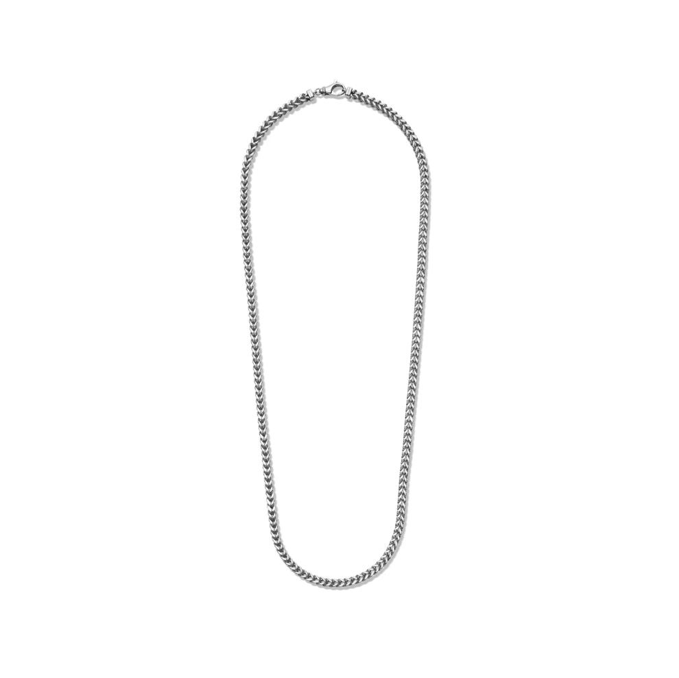 Square Franco Chain in 14K White Gold, 24" – Image 2 of 5