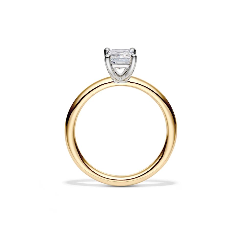 Lab Grown Diamond Radiant-Cut Solitaire Ring in 14K Yellow Gold (1 ct.) – Image 2 of 5