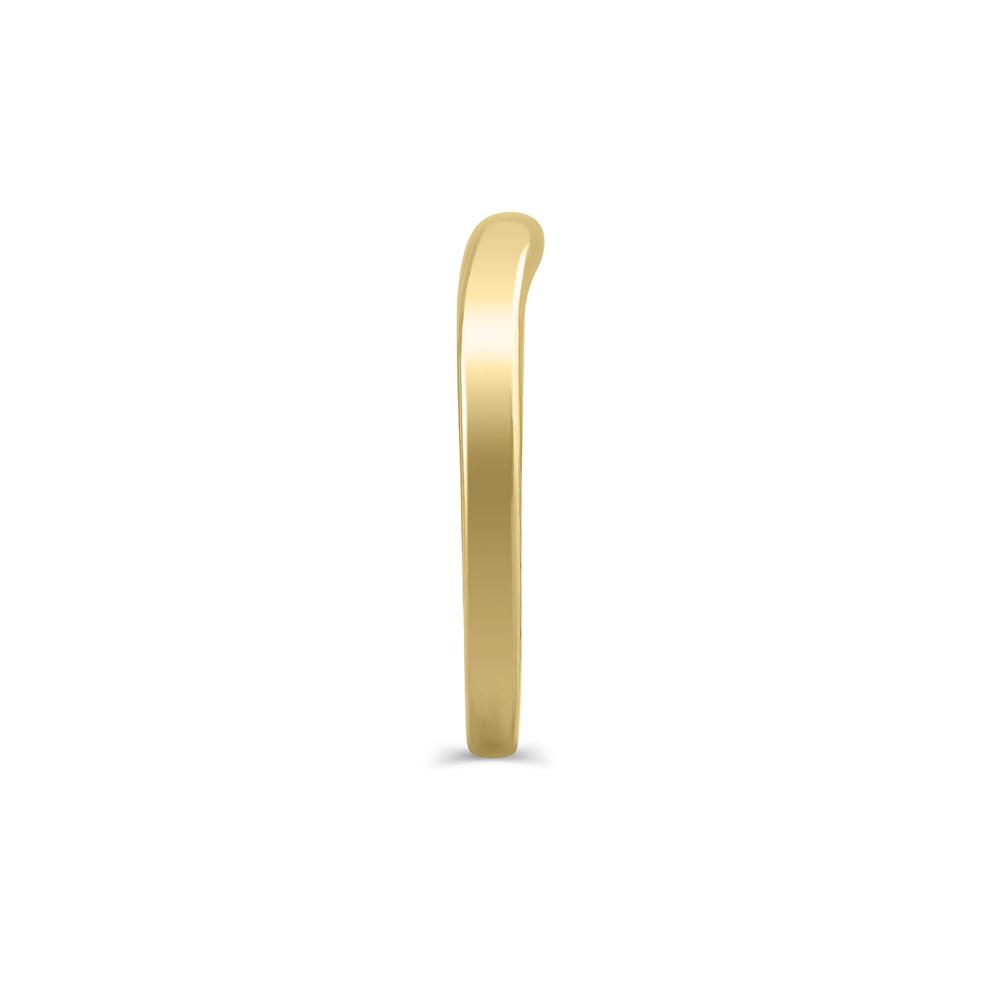 Contour Wedding Band in 14K Yellow Gold – Image 3 of 3