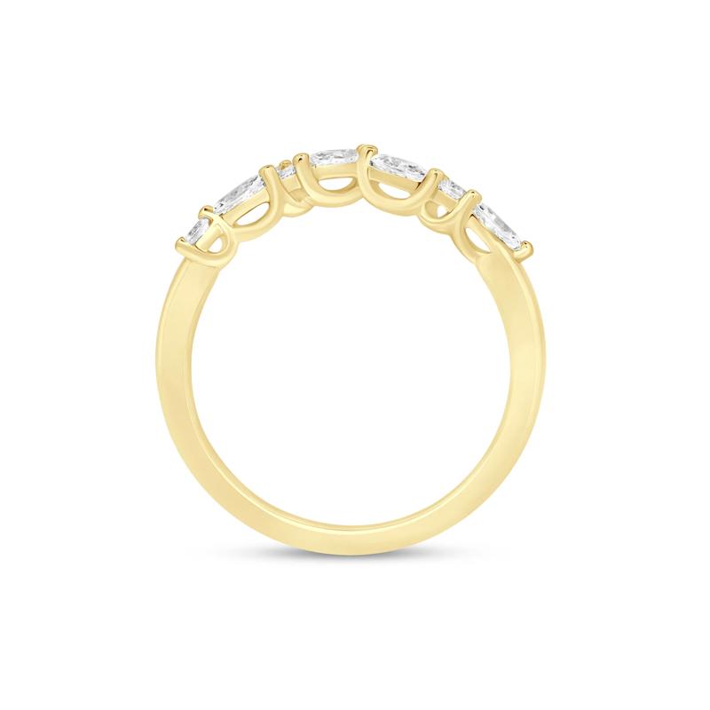 Diamond Chevron Band in 14K Yellow Gold &#40;1/3 ct. tw.&#41; – Image 2 of 3