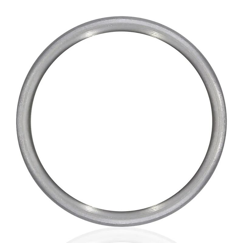 Men&#39;s Stone Finish Band in Tantalum, 6MM – Image 2 of 3