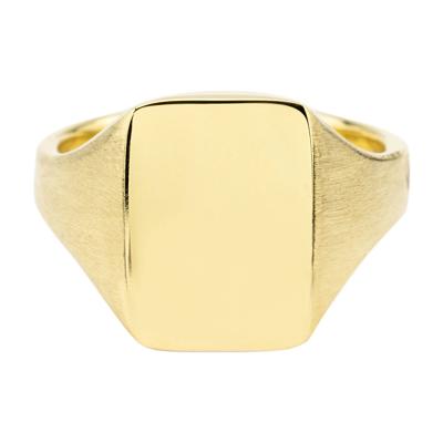 Rectangle Signet Ring in 10K Yellow Gold