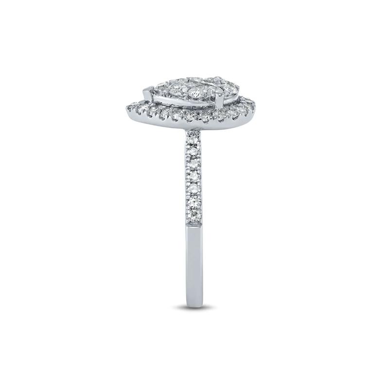 1 ct. tw. Diamond Engagement Ring in 10K White Gold – Image 3 of 3