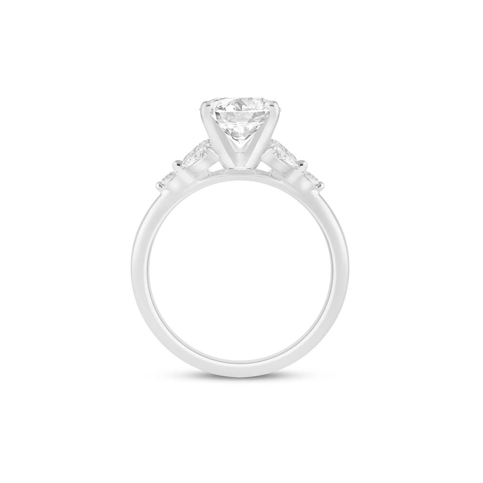 Lab Grown Diamond Semi-Mount in 14K White Gold (1/3 ct. tw.) (Setting Only) – Image 4 of 5