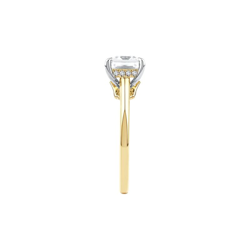 Harlow Lab Grown Diamond Engagement Ring in 14K Yellow Gold (2 1/7 ct. tw.) – Image 3 of 4
