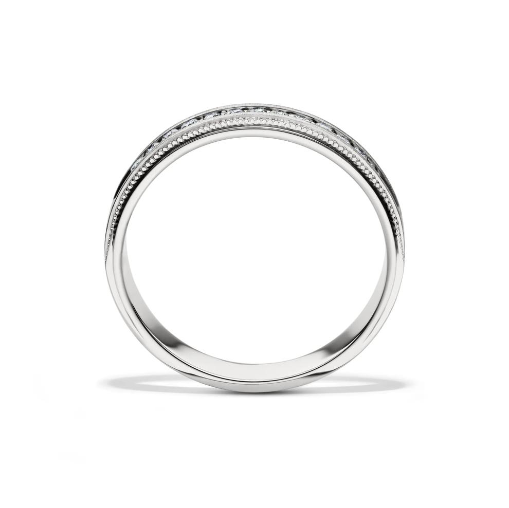 Men's 1/5 ct. tw. Diamond Band in Sterling Silver, 5.7MM – Image 2 of 4