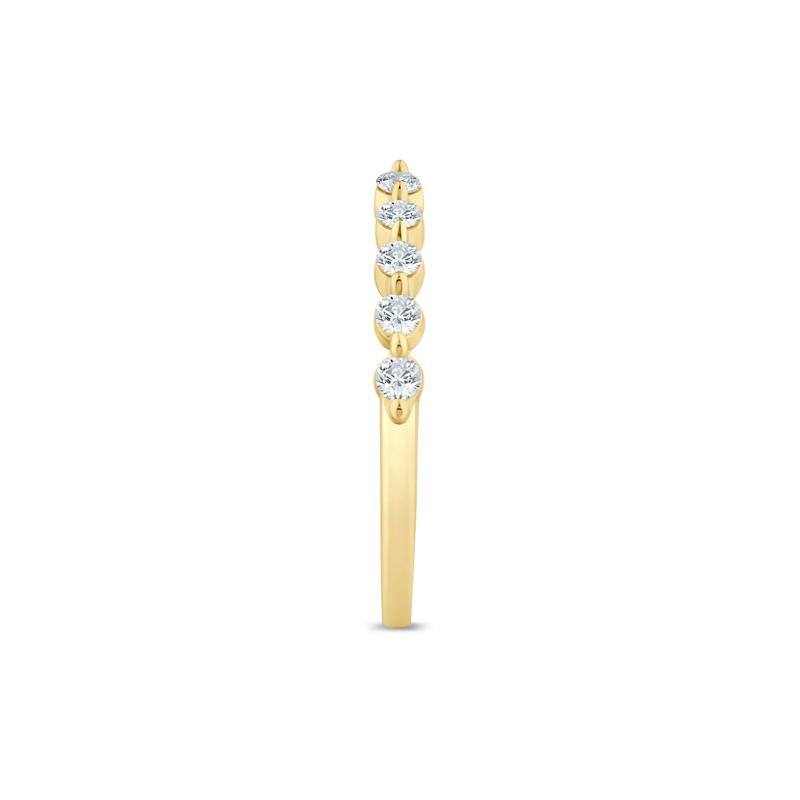 Lab Grown Diamond Open Anniversary Band in 14K Yellow Gold &#40;1/3 ct. tw.&#41; – Image 3 of 3