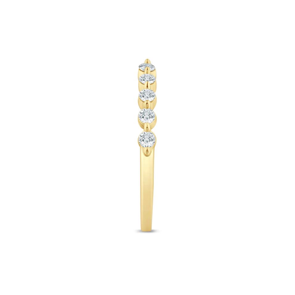 Lab Grown Diamond Open Anniversary Band in 14K Yellow Gold (1/3 ct. tw.) – Image 3 of 3
