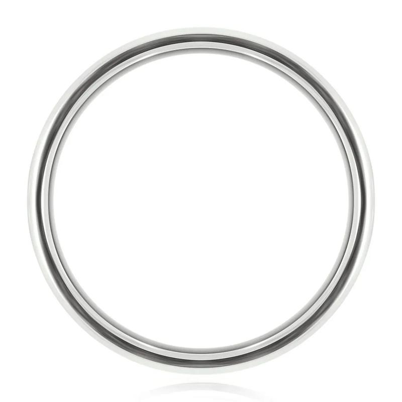 Wedding Band in 10K White Gold, 6MM – Image 2 of 3