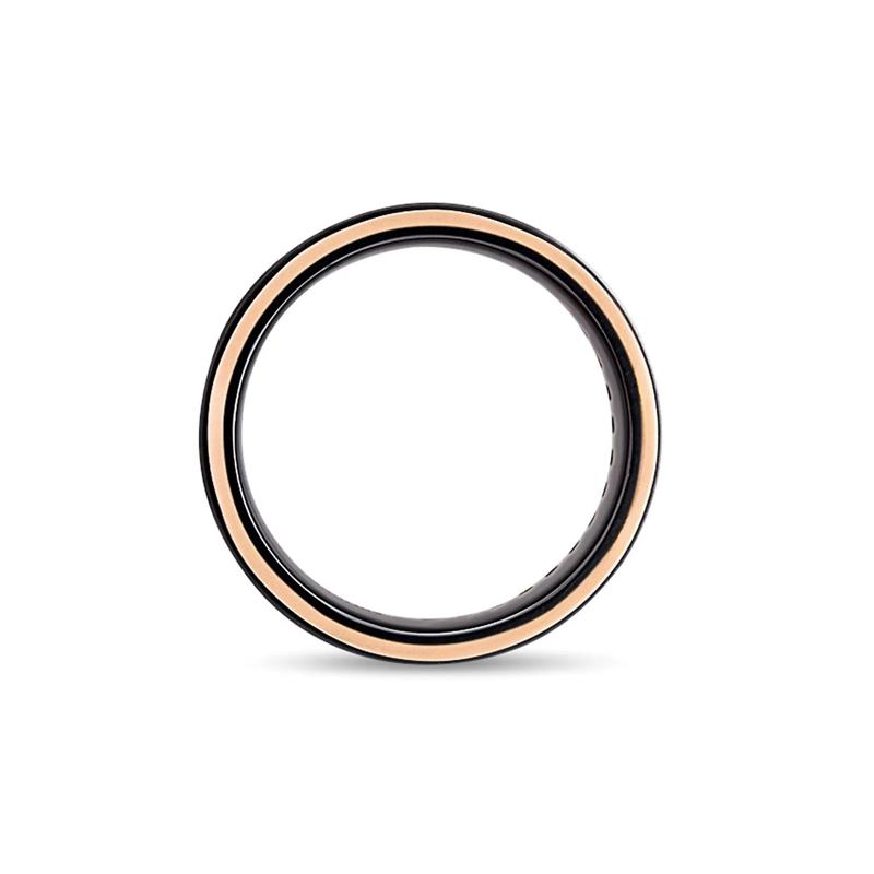 Men&rsquo;s Black Diamond Wedding Band in Black Zirconium, 9mm &#40;5/8 ct.tw.&#41; – Image 2 of 3