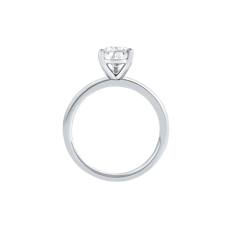 Lab Grown Diamond Pear-Shaped Solitaire Engagement Ring in Platinum &#40;2 ct.&#41; – Image 2 of 4