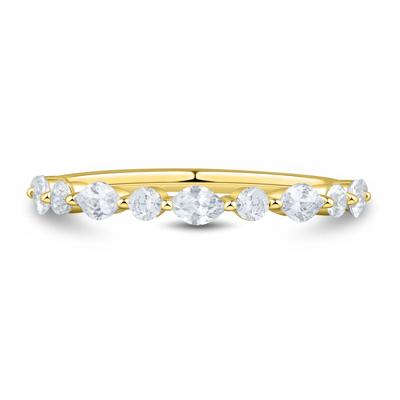 Lab Grown Diamond Promise Ring in 10K Gold