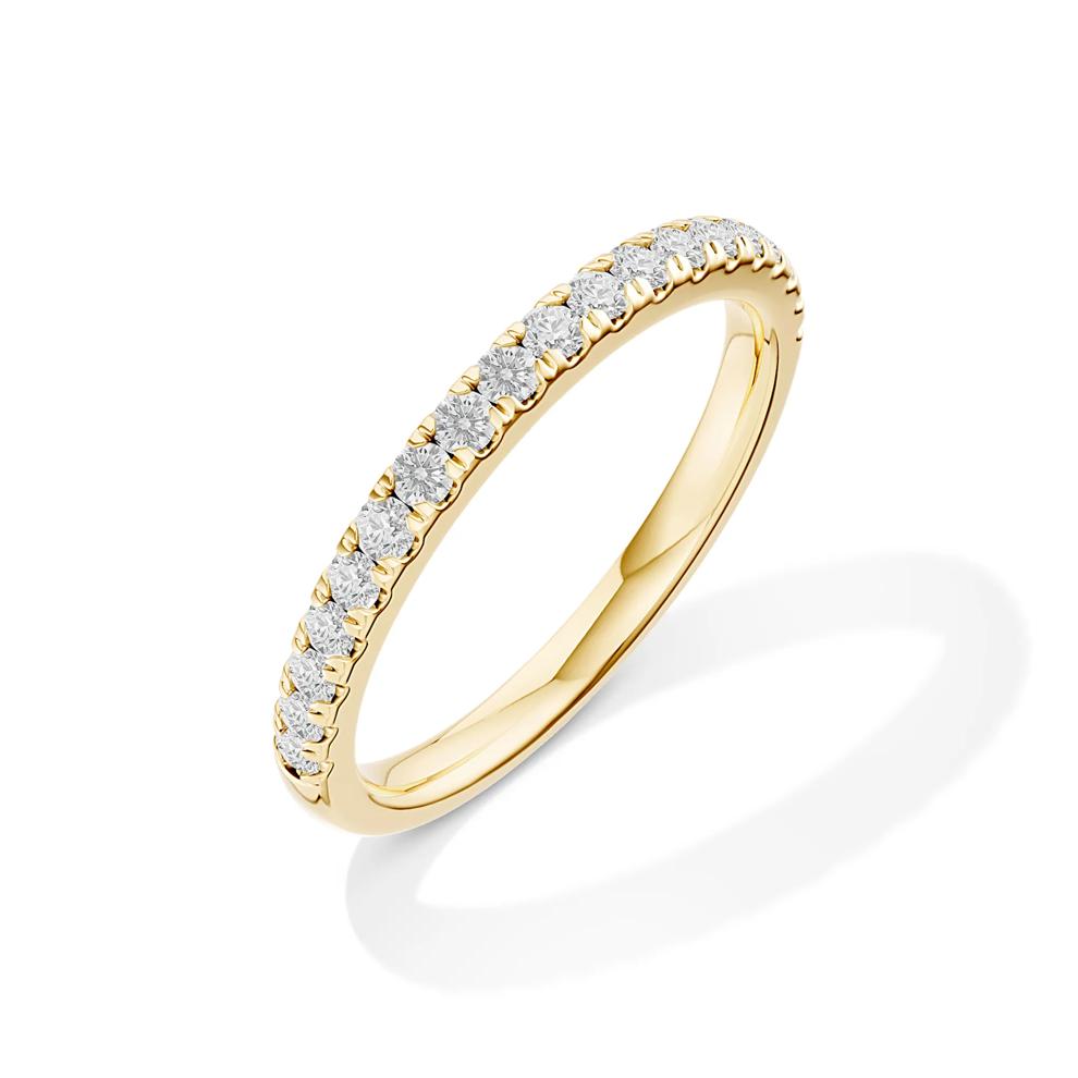 Lab Grown Diamond Elongated Cushion Bridal Set in 14K Yellow Gold (4 ct. tw.) – Image 5 of 6