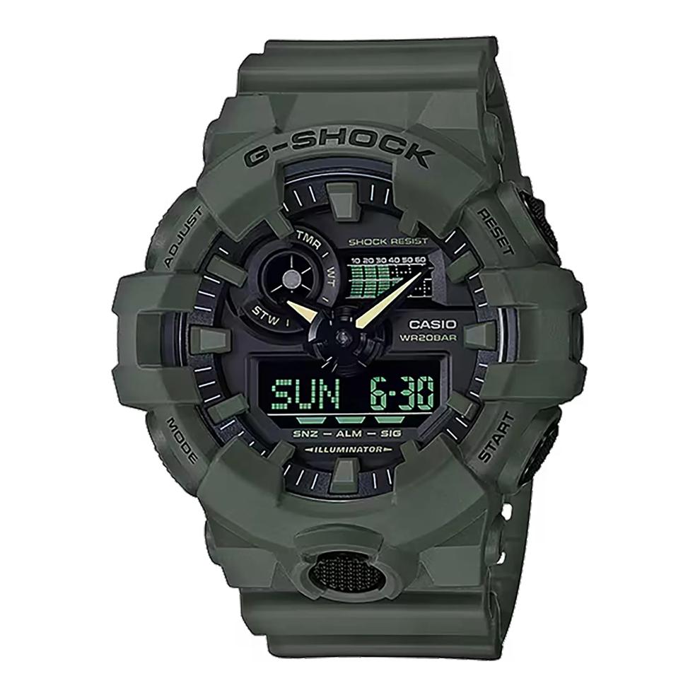 Men's GA-700 Series Watch in Green Resin – Image 1 of 1