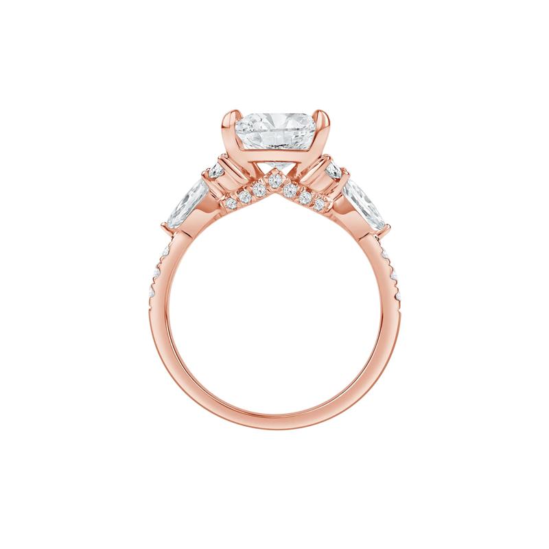 Sage Lab Grown Diamond Engagement Ring in 14K Rose Gold &#40;3 3/4 ct. tw.&#41; – Image 2 of 5