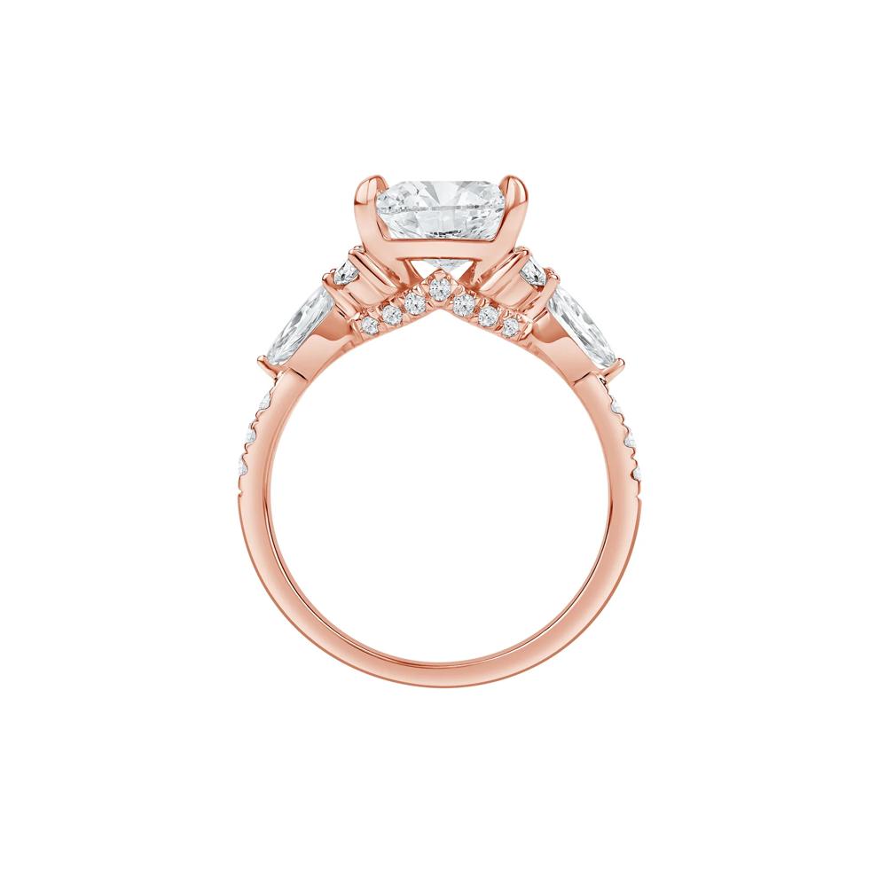 Sage Lab Grown Diamond Engagement Ring in 14K Rose Gold (3 3/4 ct. tw.) – Image 2 of 5