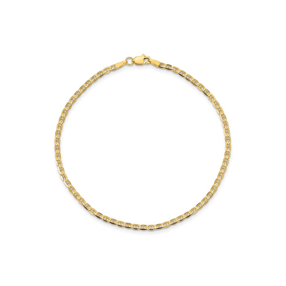 Anchor Anklet Bracelet in 14K Yellow Gold – Image 1 of 1