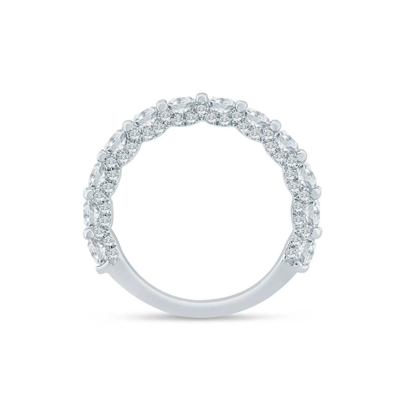 Lab Grown Diamond Wedding Band in 14K White Gold (2 ct. tw.) – Image 2 of 3