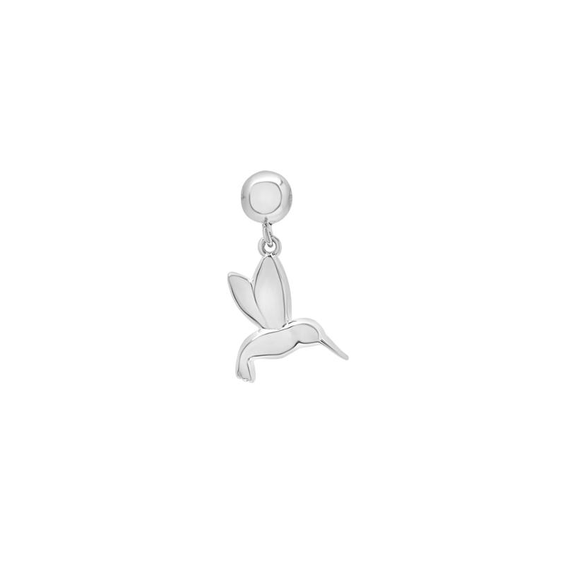 Hummingbird Bead Charm in Sterling Silver – Image 1 of 3