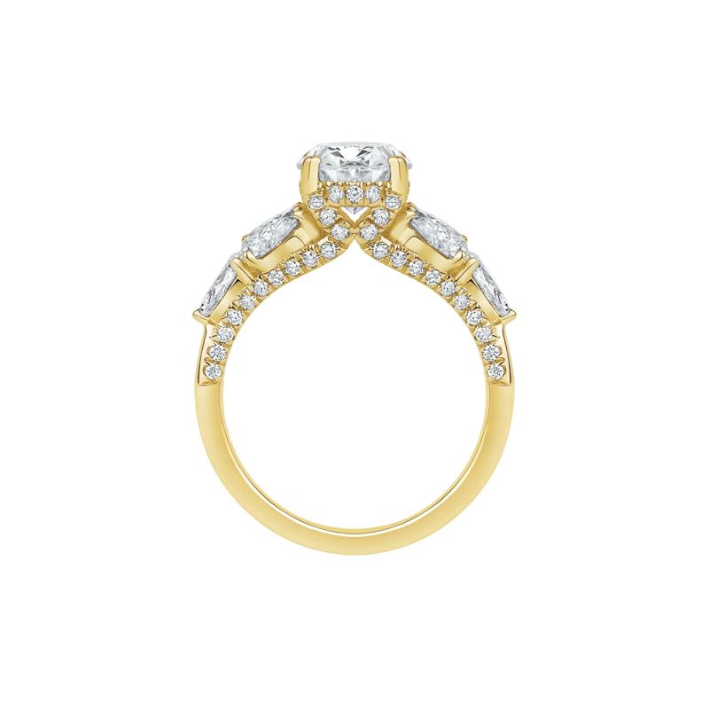 Taylor Lab Grown Diamond Engagement Ring in 14K Yellow Gold &#40;3 1/3 ct. tw.&#41; – Image 2 of 5