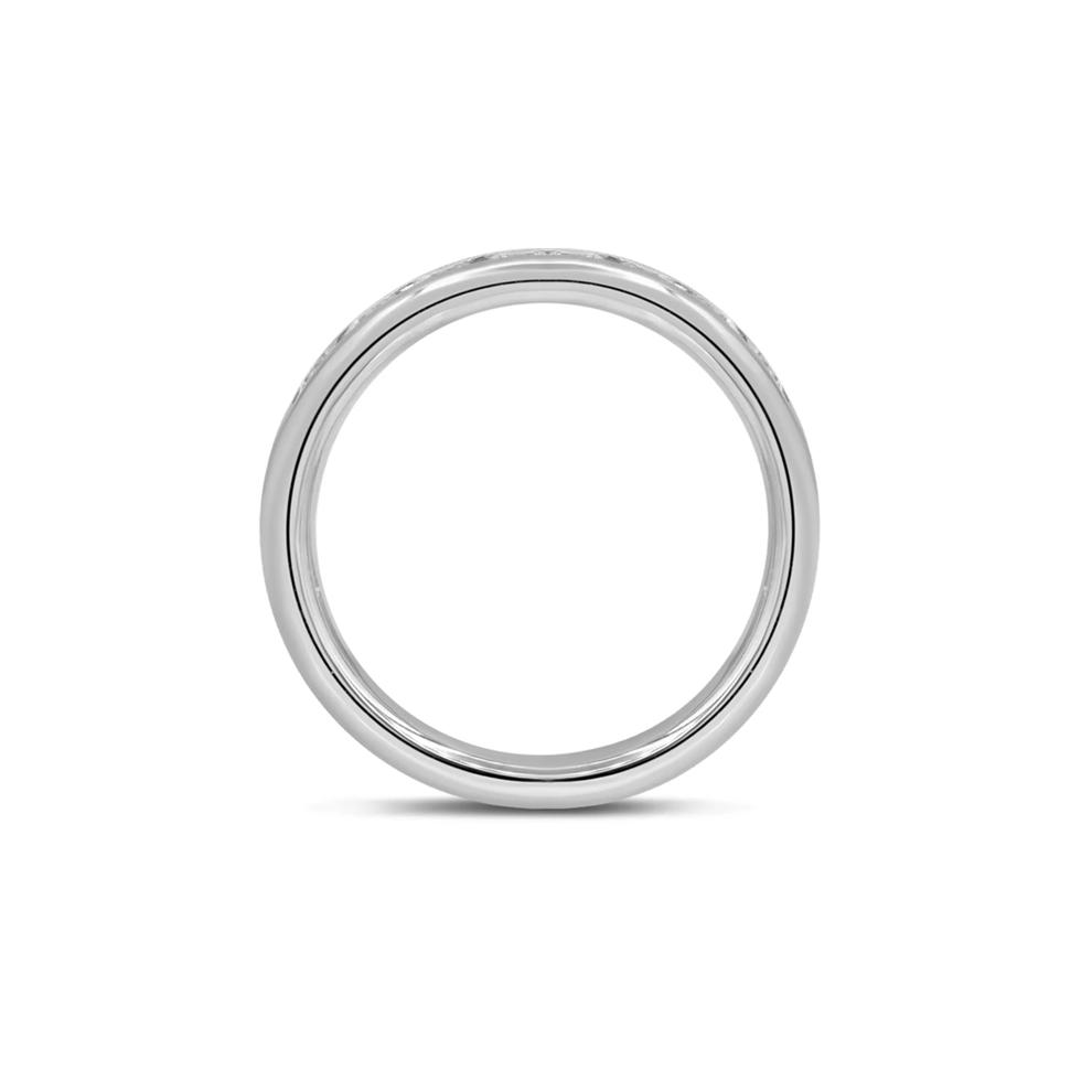 Lab Grown Diamond Channel-Set Wedding Band in 14K White Gold (1 ct. tw.)  – Image 2 of 3