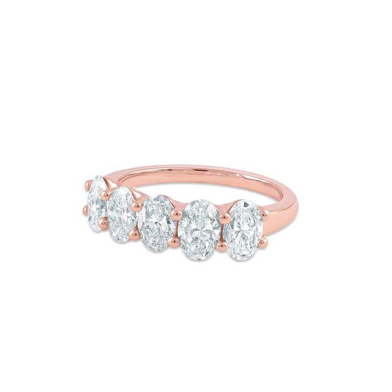 Lab Grown Diamond Anniversary Band in 14K Rose Gold &#40;2 ct. tw.&#41; – Image 4 of 7
