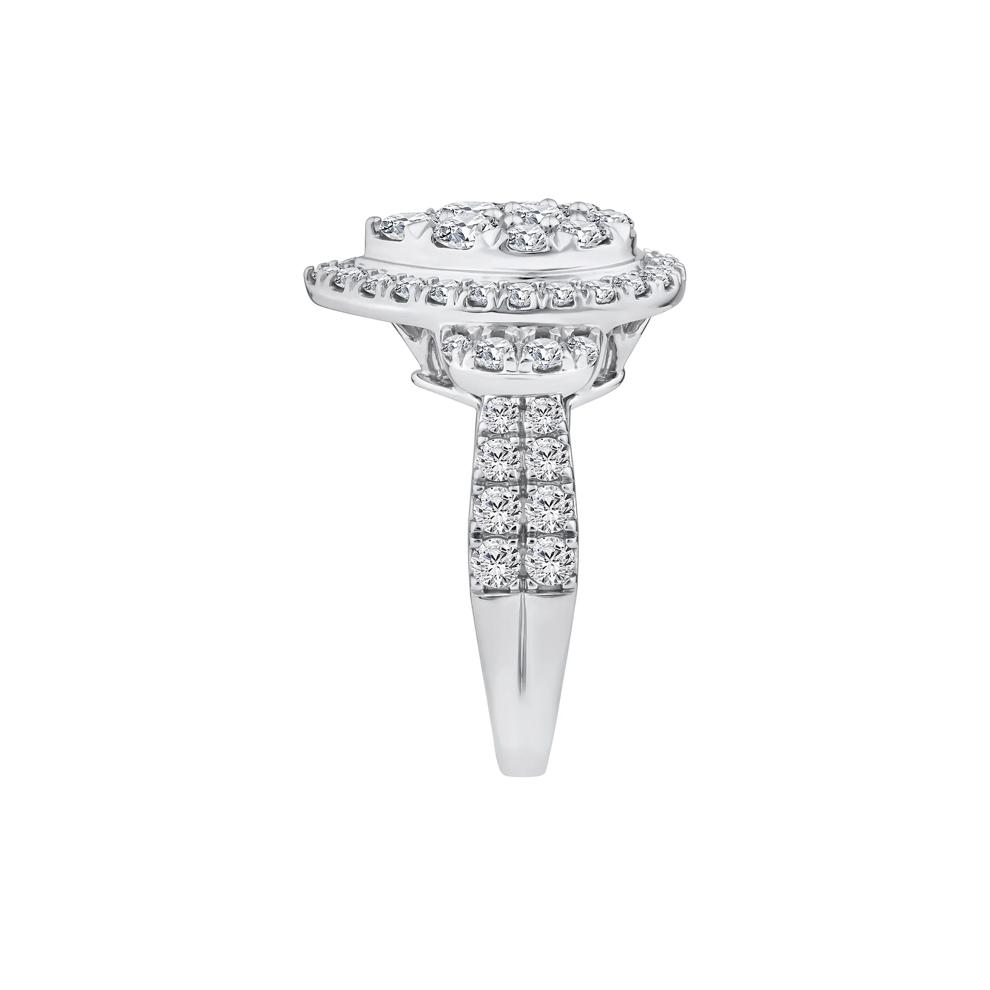 Diamond Composite Engagement Ring in 10K White Gold (2 ct. tw.) – Image 3 of 3