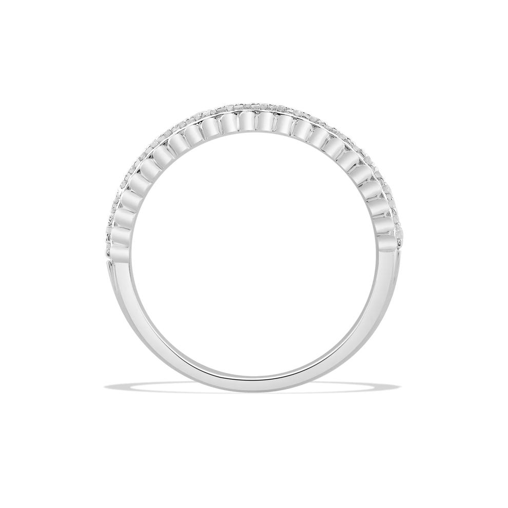 Diamond Stack Band in Sterling Silver (1/8 ct. tw.) – Image 2 of 4