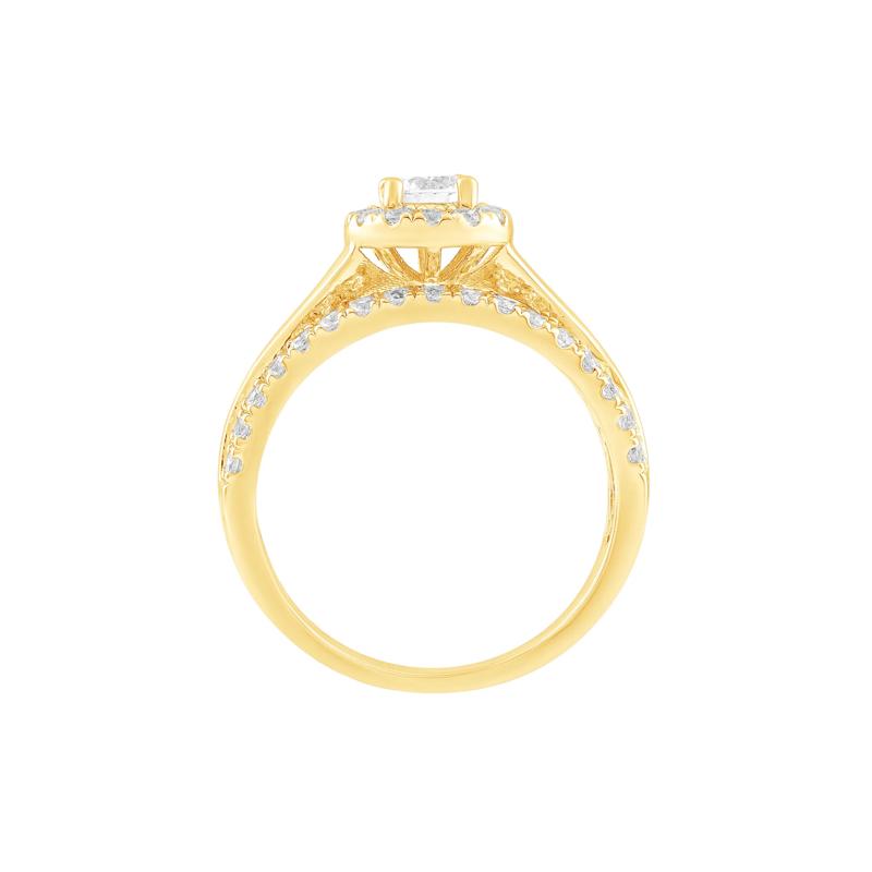 Diamond Engagement Ring in 14K Yellow Gold &#40;1 ct. tw.&#41; – Image 2 of 3