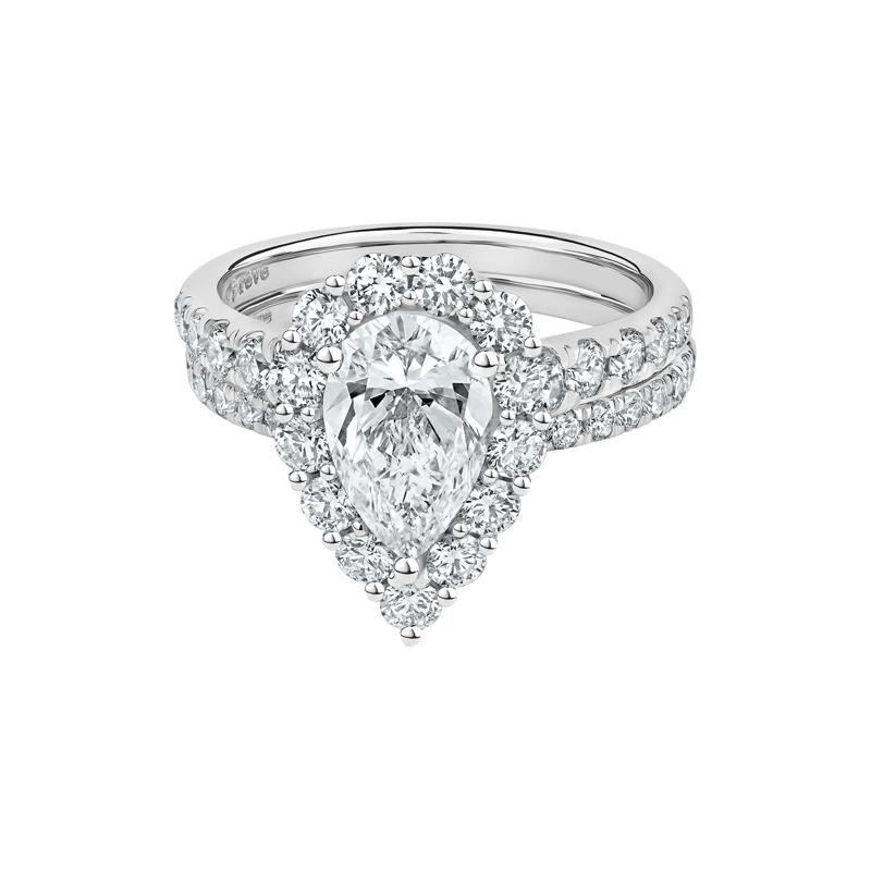 Alexis Lab Grown Diamond Engagement Set in 14K White Gold &#40;3 1/4 ct. tw.&#41; – Image 4 of 5