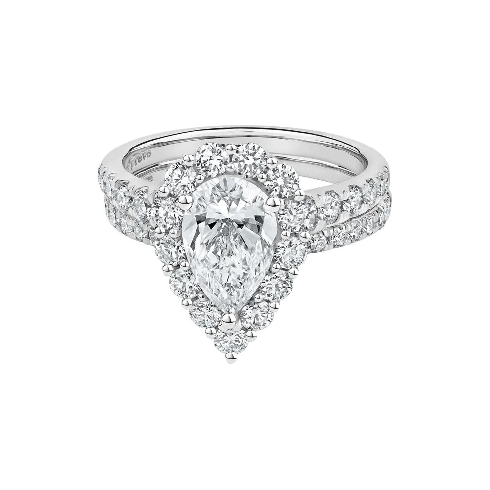 Alexis Lab Grown Diamond Engagement Set in 14K White Gold (3 1/4 ct. tw.) – Image 4 of 5