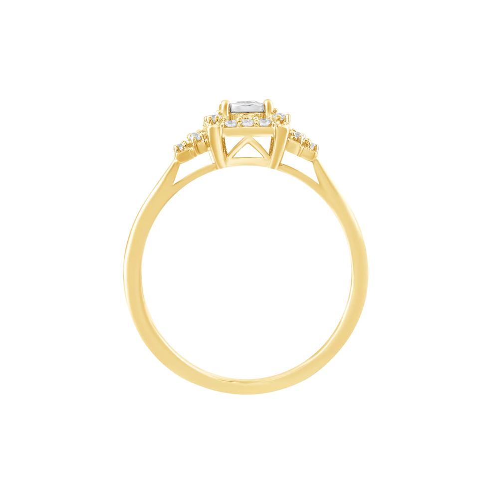 Diamond Ring in 10K Yellow Gold (1/4 ct. tw.) – Image 2 of 3
