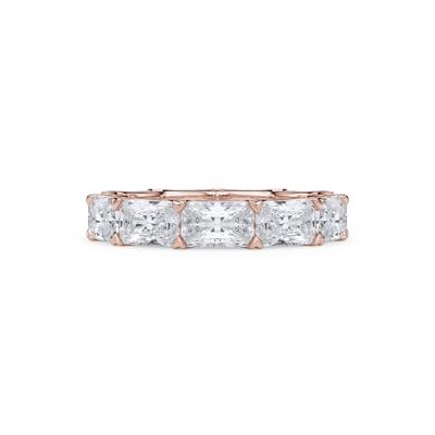 Lab Grown Diamond East-West U-Prong Eternity Band in 14K Rose Gold (7 1/7 ct. tw.)