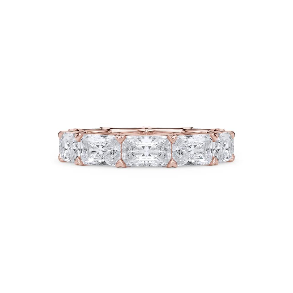 Lab Grown Diamond East-West U-Prong Eternity Band in 14K Rose Gold (7 1/7 ct. tw.) – Image 1 of 4