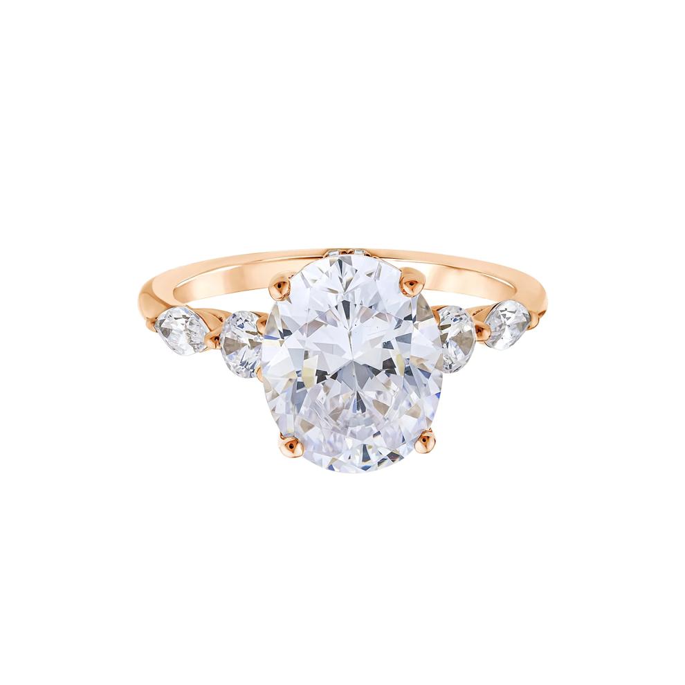 Lab Grown Diamond Engagement Ring in 14K Rose Gold (3 3/4 ct. tw.) – Image 1 of 3