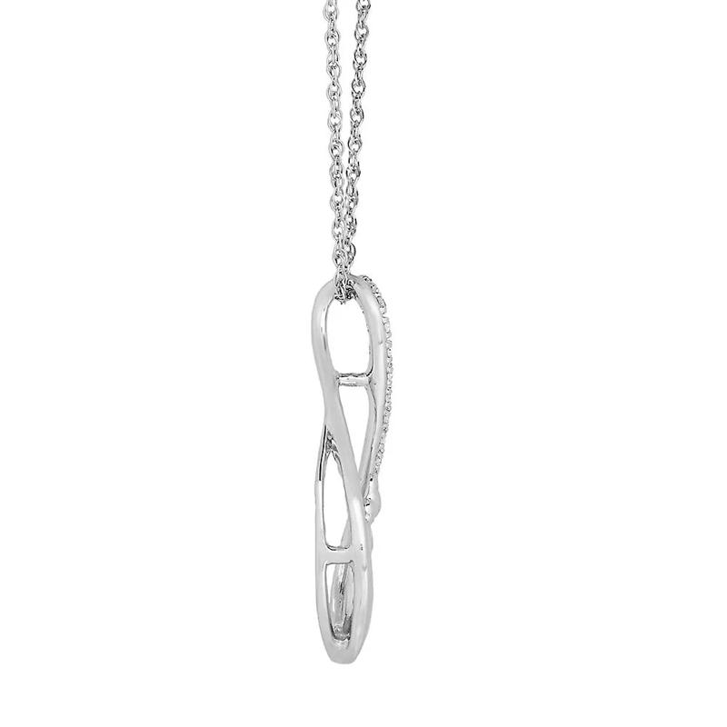 Mother &amp; Child Pendant in 10K White Gold – Image 2 of 3