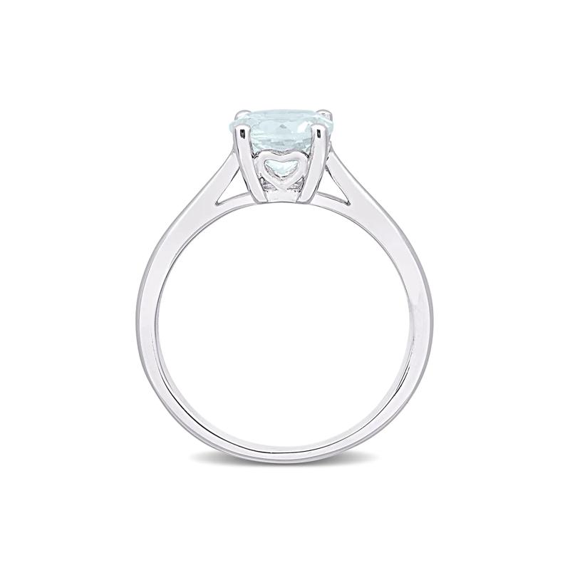 Aquamarine Ring in Sterling Silver – Image 2 of 7