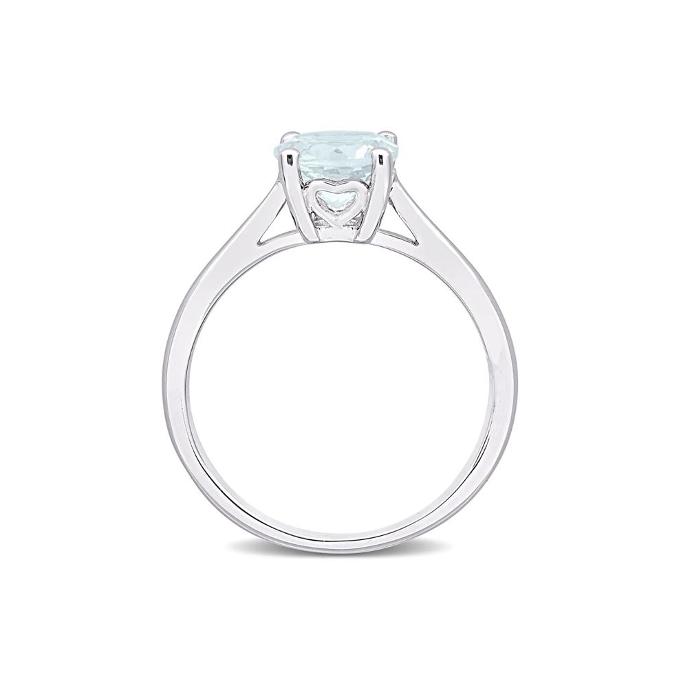 Aquamarine Ring in Sterling Silver – Image 2 of 7