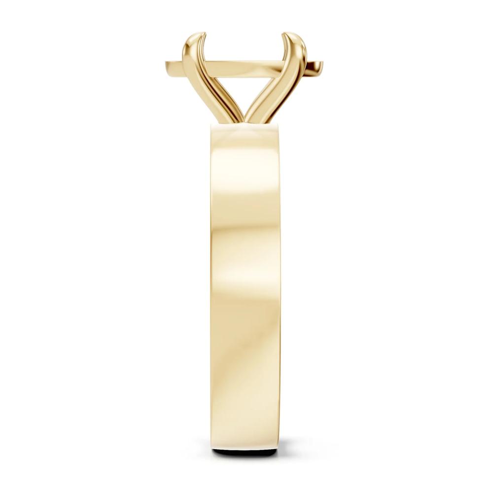 Semi-Mount Engagement Ring in 14K Yellow Gold (Setting Only) – Image 3 of 6