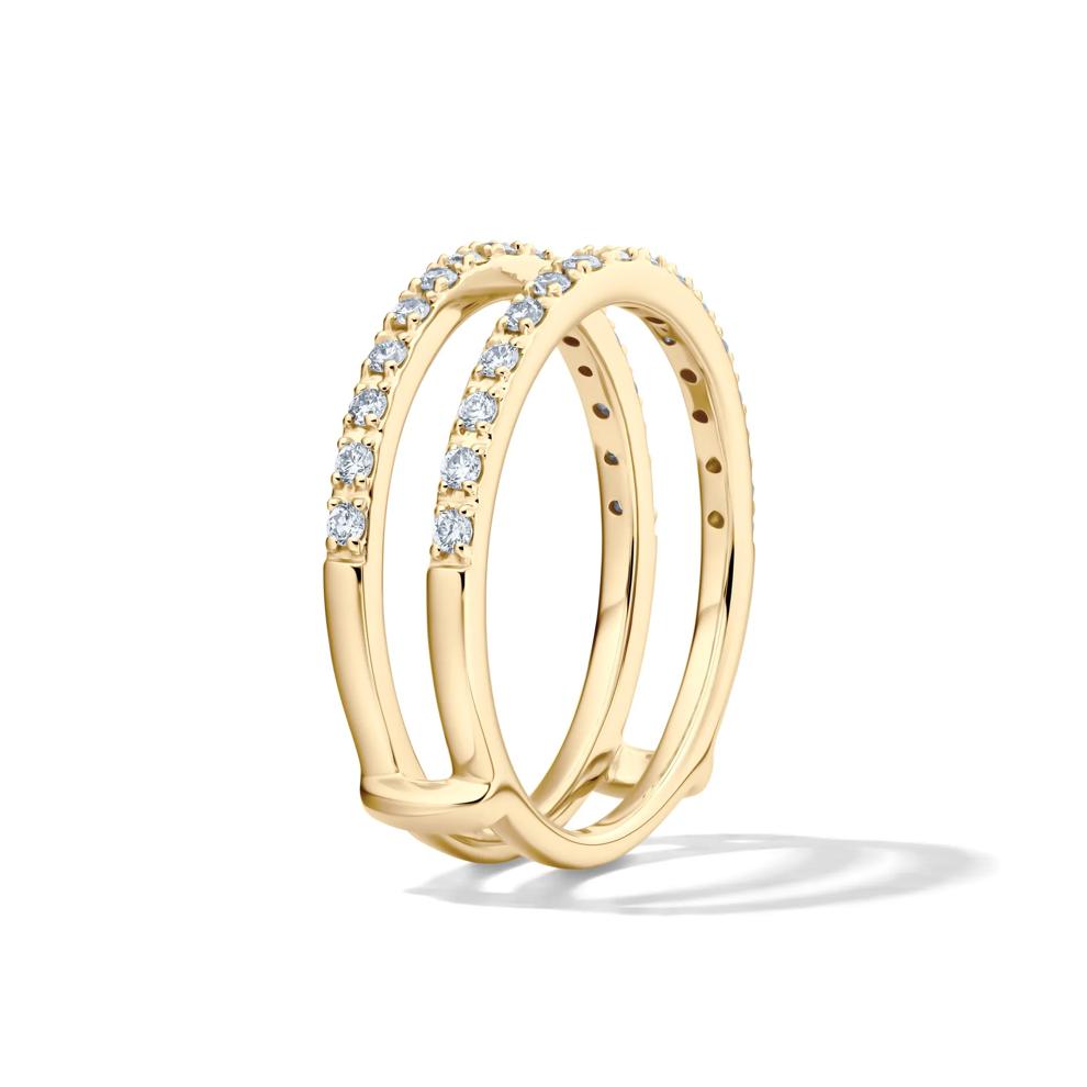 Lab Grown Diamond Straight Insert in 14K Yellow Gold (1/3 ct. tw.) – Image 3 of 4