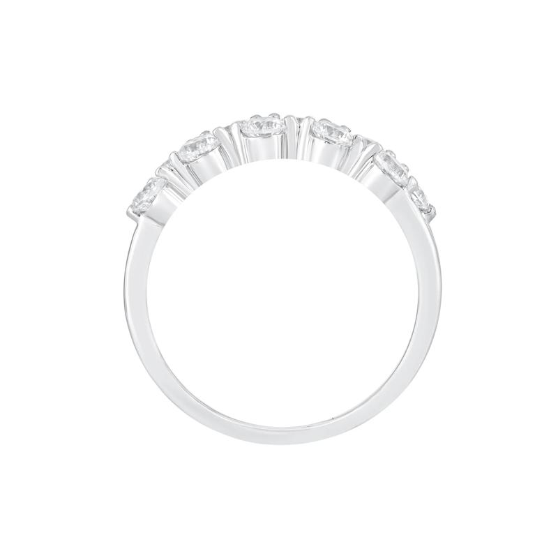 Diamond Double Row Offset Ring in 14K White Gold &#40;1 ct. tw.&#41; – Image 2 of 3