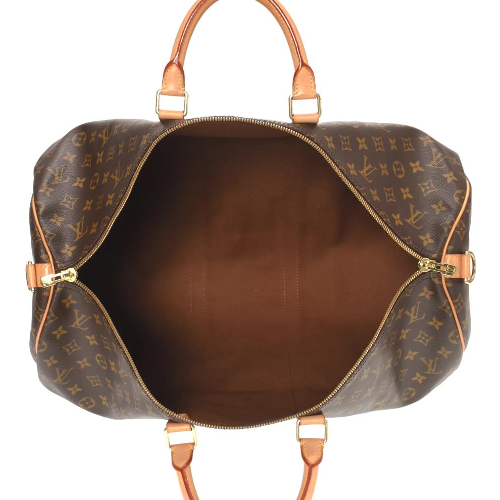 Pre-Owned Louis Vuitton Keepall Bandouliere 55 Duffle Bag – Image 3 of 9