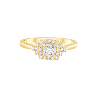 Diamond Ring in 10K Yellow Gold (1/4 ct. tw.)
