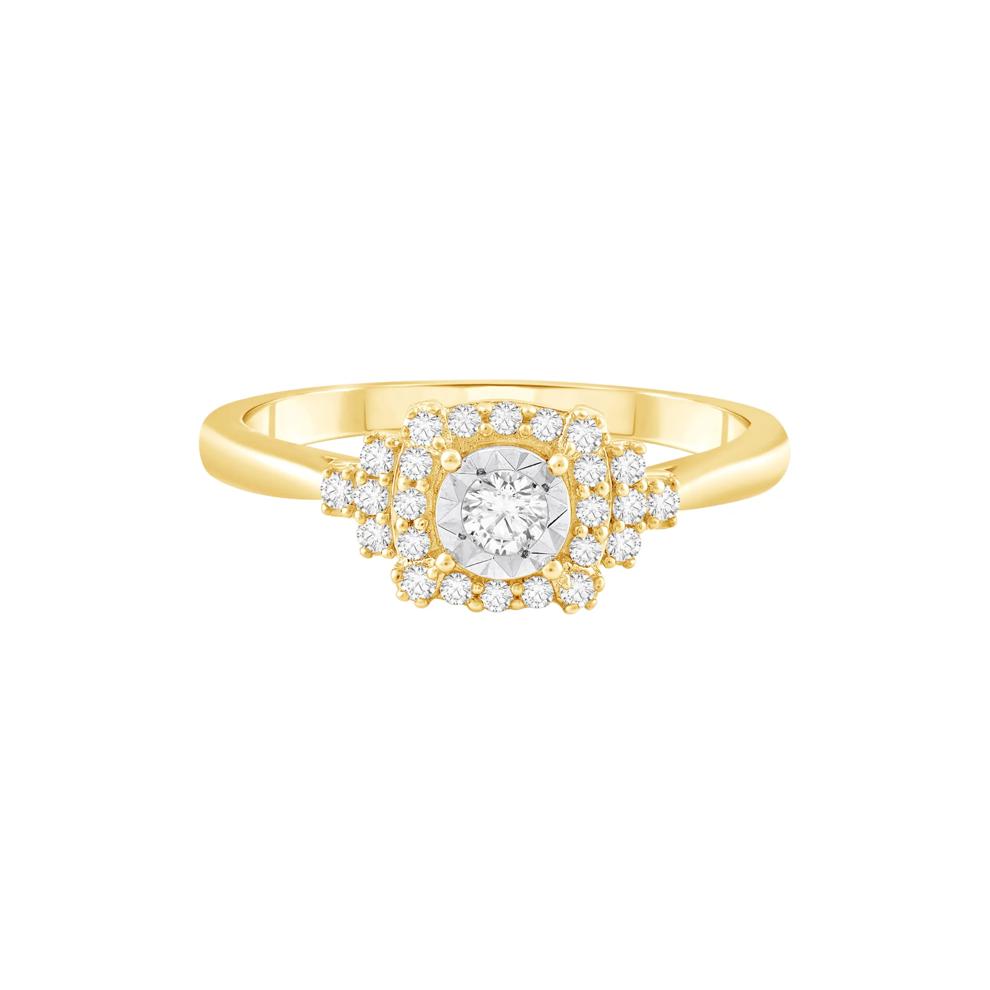 Diamond Ring in 10K Yellow Gold (1/4 ct. tw.) – Image 1 of 3