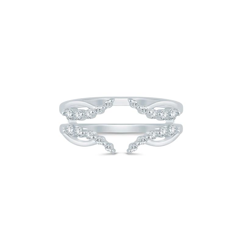 Lab Grown Diamond Open Insert in 14K White Gold &#40;1/3 ct. tw.&#41; – Image 1 of 3
