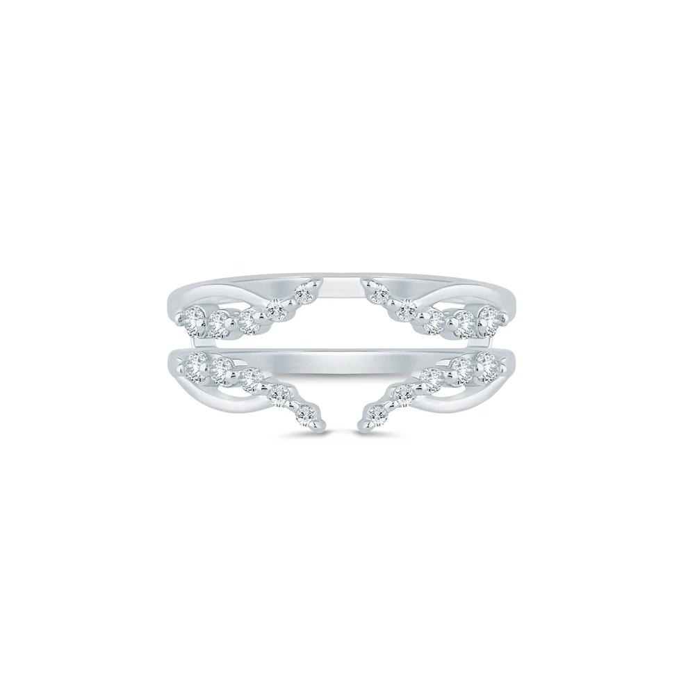 Lab Grown Diamond Open Insert in 14K White Gold (1/3 ct. tw.) – Image 1 of 3